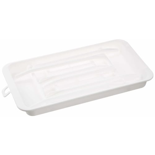 Pearl Metal Compact Dish Drainer Stand, Made in Japan, Plastic, Blanc Kitchen HB-3674