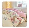 100% Cotton Floral Duvet Cover, Twin/Double, 150x200cm/230cm, Ideal for Student Dorms