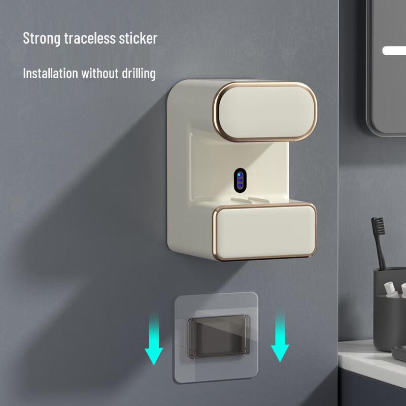 Smart UV Sterilizing Automatic Toothpaste Dispenser and Toothbrush Holder