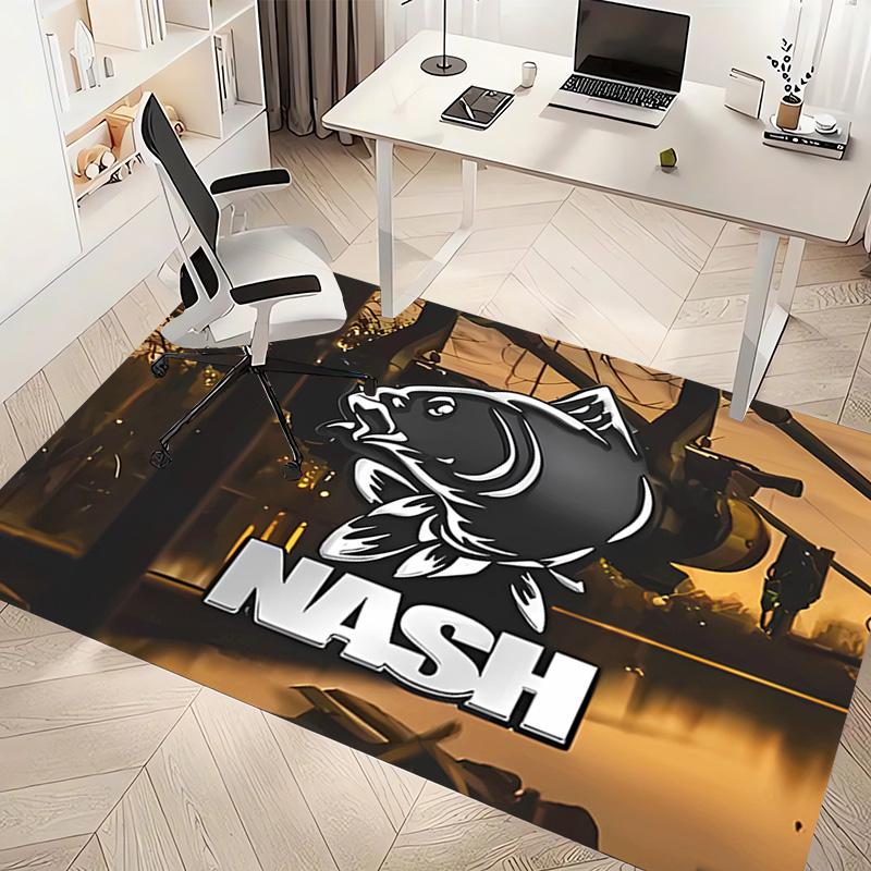 1pc Nash Tackle1 Print Area Rug - Soft, Washable Non-Slip Indoor Mat, Living Room, Home Office Decorative Rug,Office Decorative