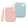 Rectangle Silicone Coin Purse Wallet With Lanyard Korean Storage Wrist Bag  Daily