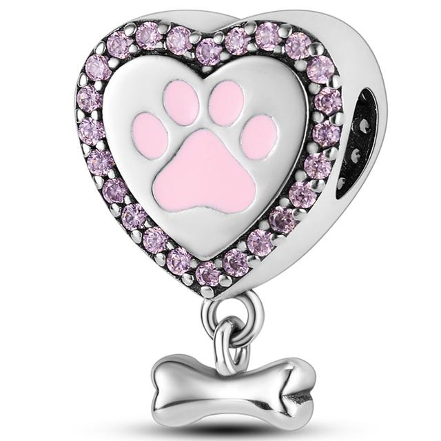 925 Silver Heart Silver Series Pendant Charm Beads Fit Original Bracelet Necklace For Women Diy Making Jewelry Gift