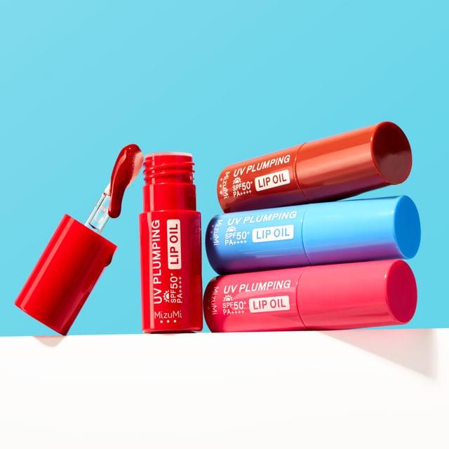 

MizuMi - Увлажняющее масло для губ с эффектом объема SPF 50+ PA++++ #15 Ruby Pink