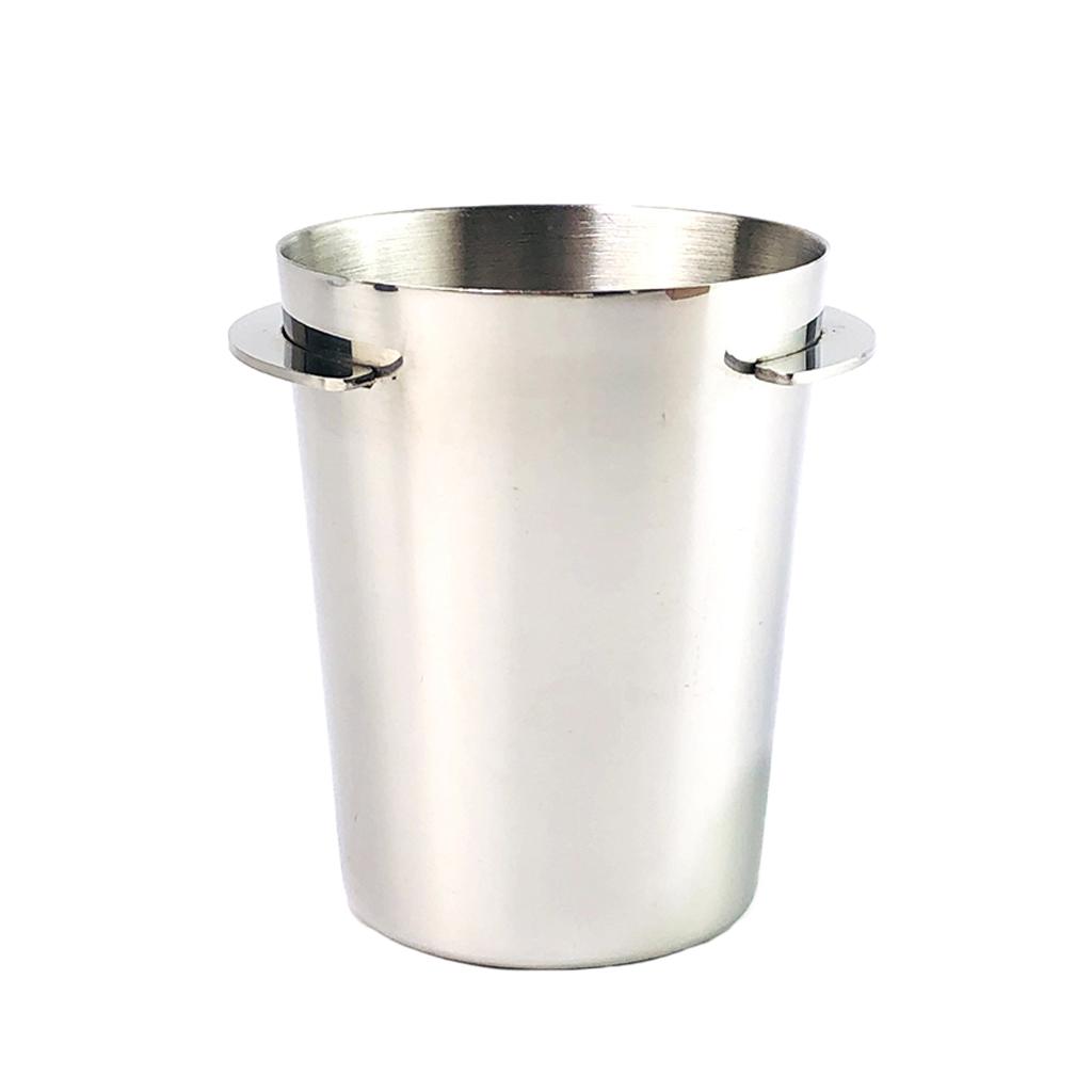 Edelstahl Kaffee Dosierbecher Kaffee Schnüffelbecher Pulverspender für 58mm Espressomaschinenbecher Ersatzteile Maschinen Zubehör