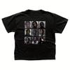 Men's Black Hip-hop Style Portrait T shirt, Summer New Item, Unisex Casual Fashion T shirt