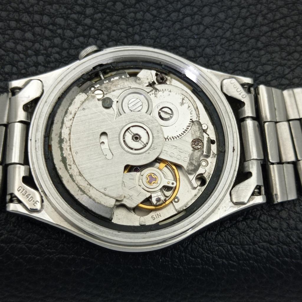 GENUINE VINTAGE SEIKO 5 AUTOMATIC 7009A JAPAN MENS ORIGINAL DIAL WATCH A702418-5 R124-a702418