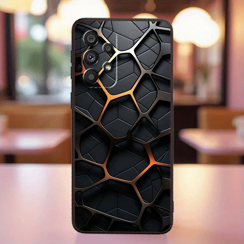 Technology Art Illustration Case For Samsung A41 A35 A34 A33 A32 A25 A24 A23 A21s A06 A05 A04 A03 Note 10 20 Ultra 5G Black
