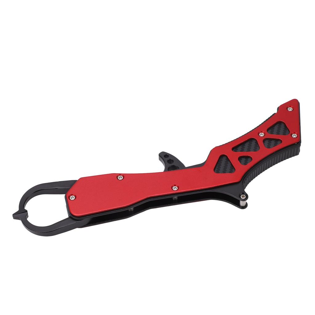 Fishing Grip Pliers Aluminum Alloy Fish Controller Plier Lip Grip Clamp Fishing Tool Red