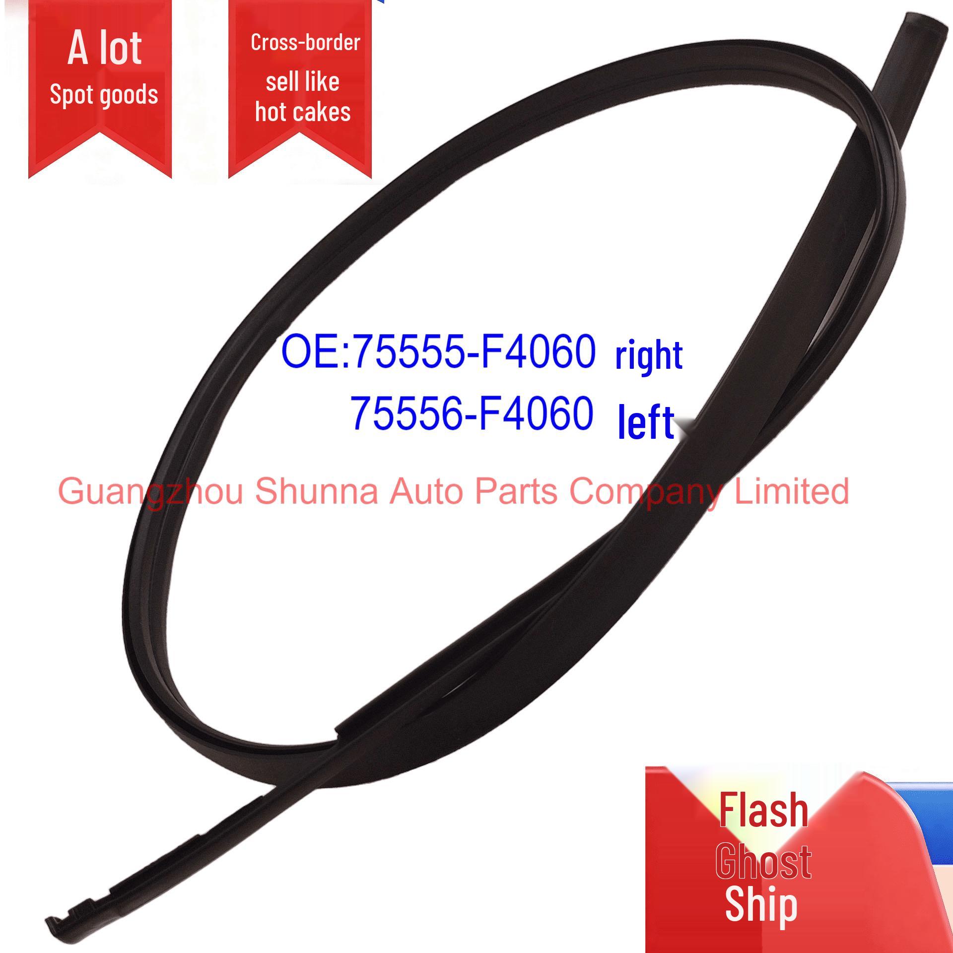 Toyota C-HR Roof Gutter Side Trim 75555-F4060, 75556-F4060 Car Sealing Strip