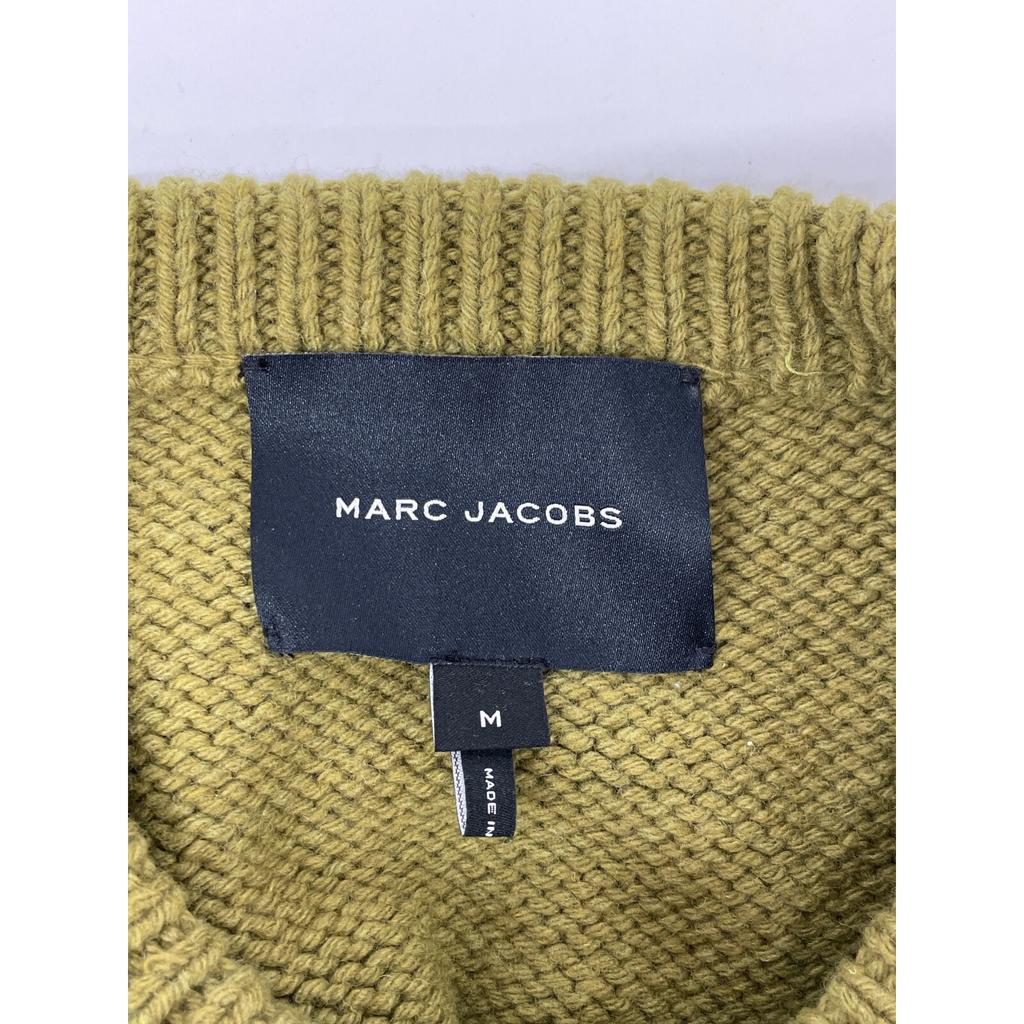 Marc Jacobs Khaki MJ Logo Crew Neck Sweatshirt Tops M khakiUsed