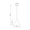 Suspension décorative - BRAYTRON - BV05-00064 - Métal beige - 1xE27 - 23W IP20