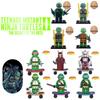 Ksz 723 Ninja Turtles Dafengqi Novelty Miniature Building Blocks Toy Abs Plastic Diy Export Type