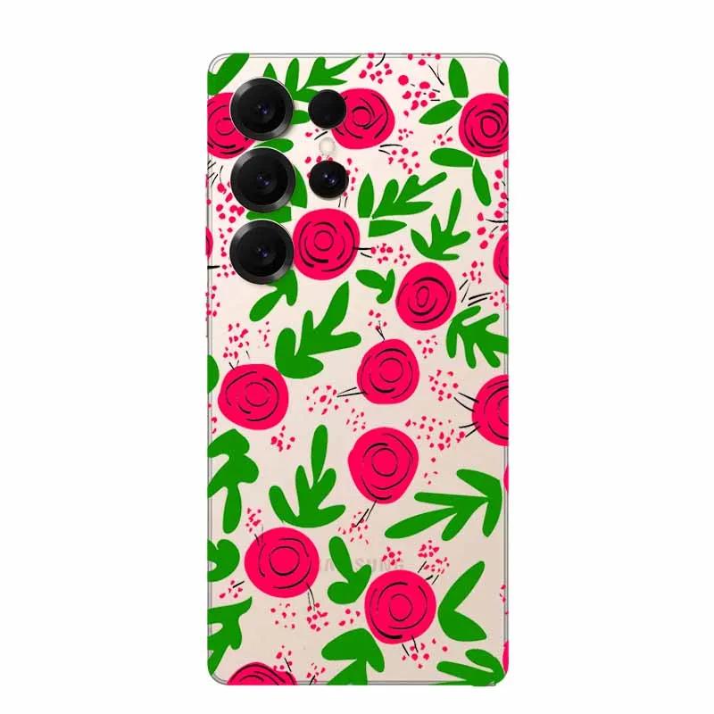 Clear Case For Samsung S25 Ultra 5G Case Clear Back Cover Animal Painting Soft Bumper For Galaxy S25Ultra Transparent Soft Funda