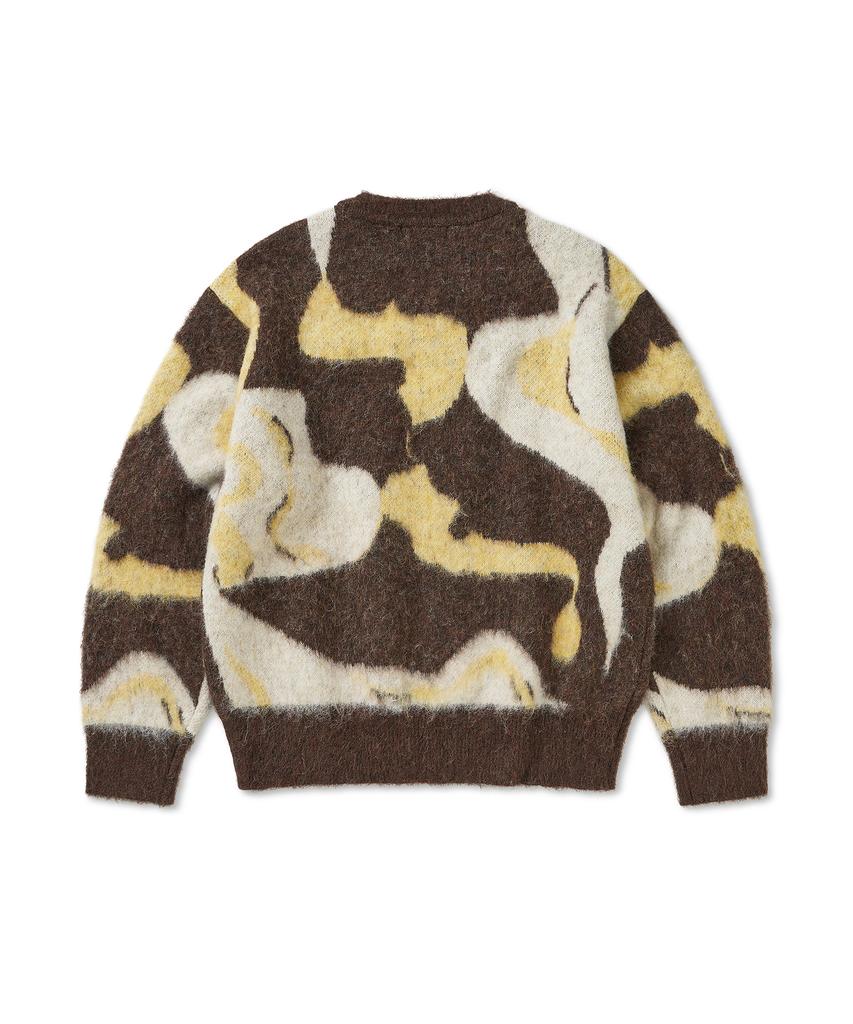 CUZNELLO Drawing Crewneck Knit_Brown