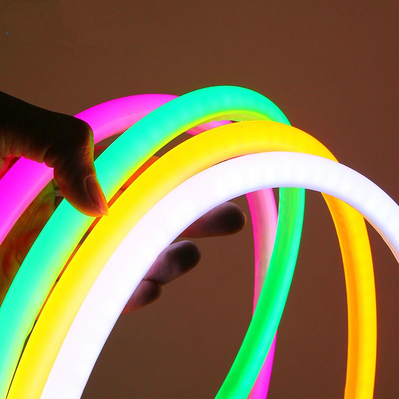 Buy DC 12V SMD2835 Flexible LED Strip Waterproof Neon Lights Silicone