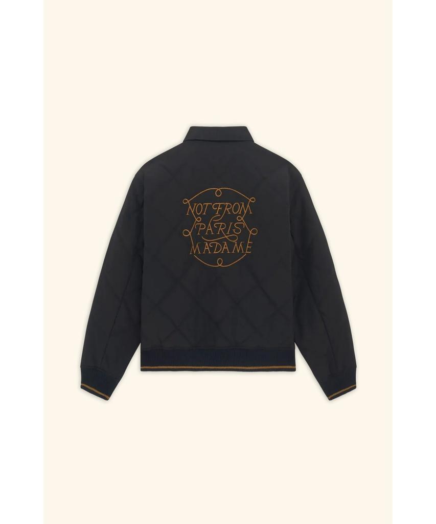 Drole De Monsieur La Veste Slogan Tresses D0Jaa25101Bkx