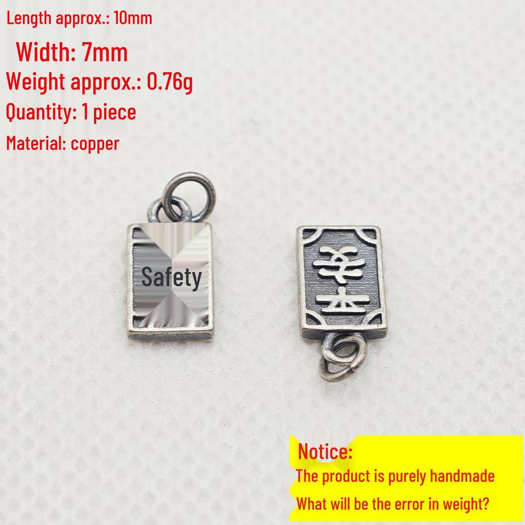 Sanqi Tibetan Silver Chinese Style Wealth Jewelry Beaded Bracelet with Pendant