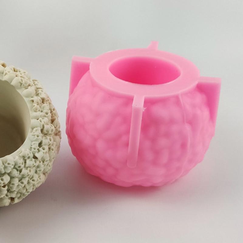 Halloween Skull Silicone Molds Flower Pot Resin Casting Molds Succulent Plant Pot Mold Candle Holder Silicone Mold Craft