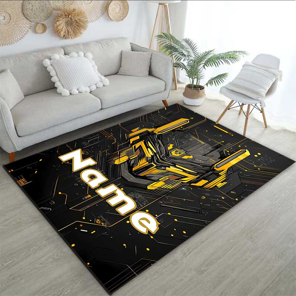 Transformers Fans (26) Customize your name rug, office chair cushion, home bedroom living room gift.