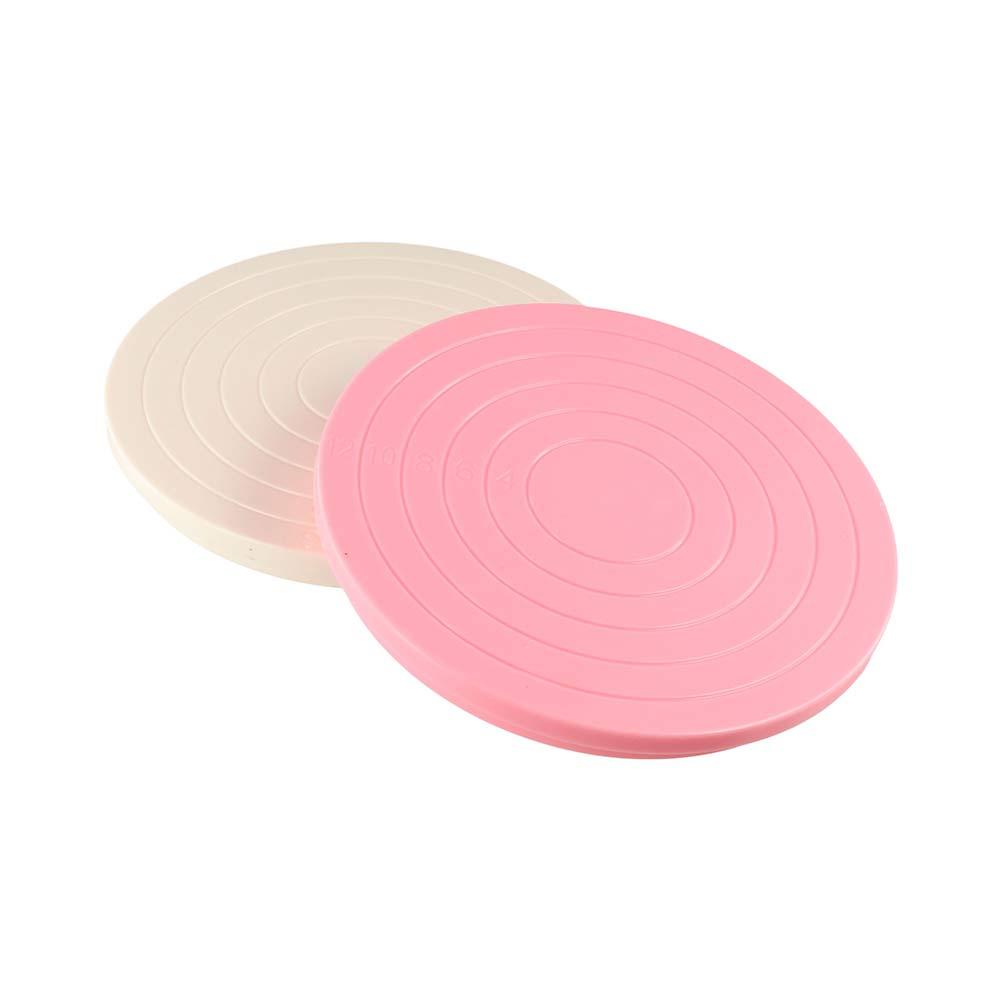 Kitchen Tools Mini Cake Rotary Table DIY Round Cake Turntable Stand Plastic Cookie Stand Home