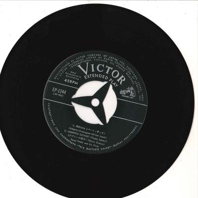 7inch Record PEREZ PRADO & HIS ORCH. - Perfidia / Lamento Gitano /Green Ey EP1244 VICTOR Japan New Age & Easy Listening Used