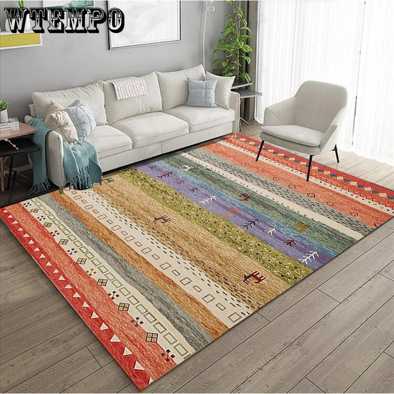 National Style Carpet Persian American Style Retro Living Room Sofa Tea Table Carpet Household