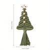 Festliche Makramee Weihnachtsbaumschmuck: Handgefertigt, Ohne Federn, Ohne Strom, Bohème-Stil, Stoffmaterial