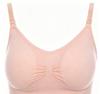 Plus Size Front-Opening Seamless Nursing Bra with Removable Breathable Pads