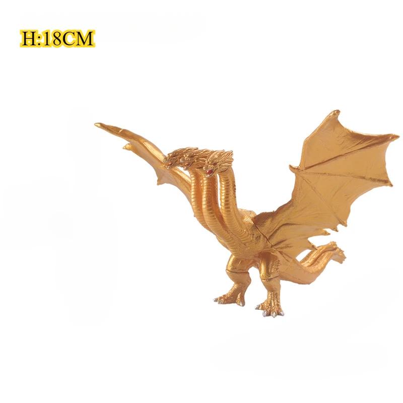 Anime Movie Godzilla Series Action Figure burning godzilla VS King of Monsters PVC soft rubber model Joint mobility Kid Toy Gift