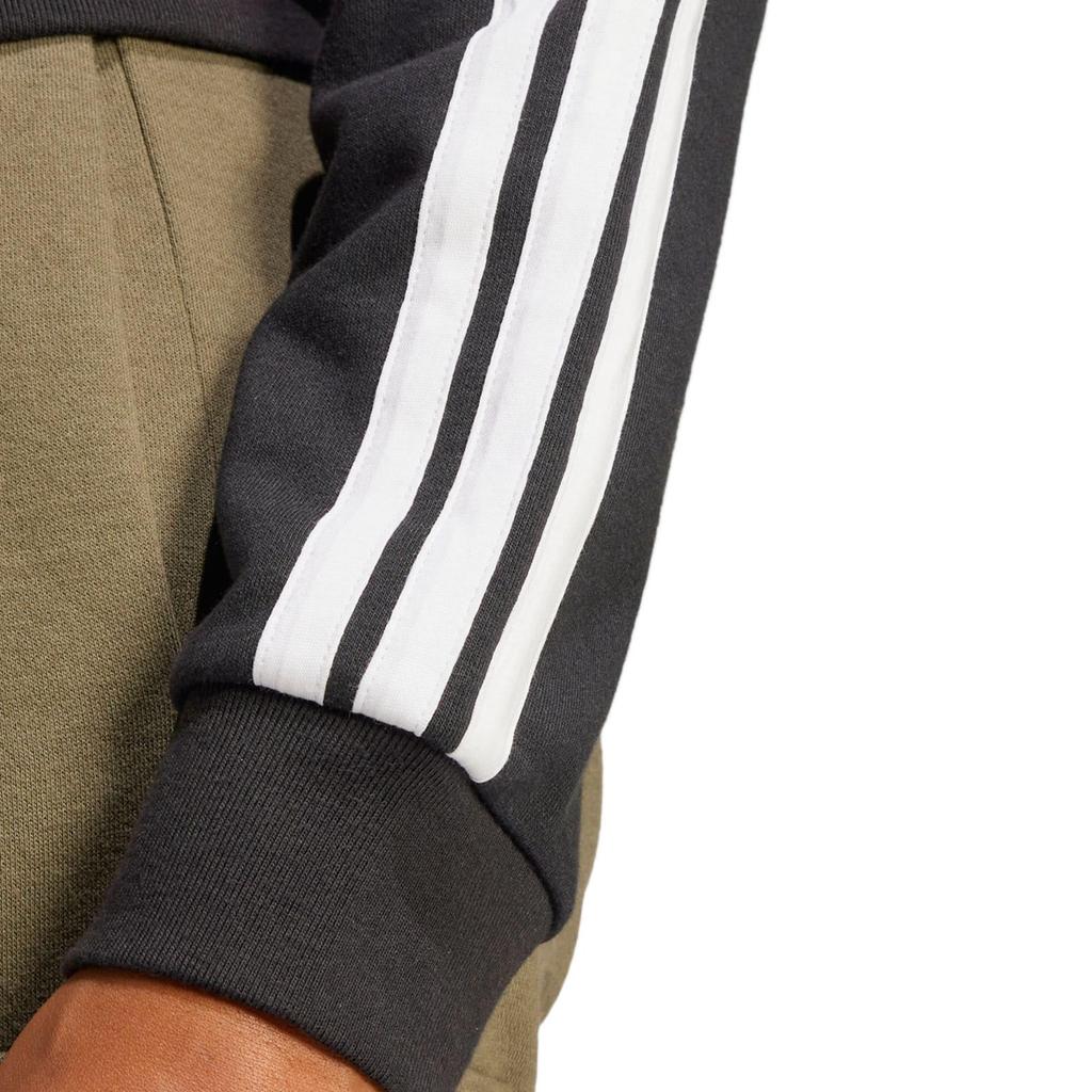Adidas ESSENTIALS W 3S FT FZ HD Jacket Women's Black JE0052
