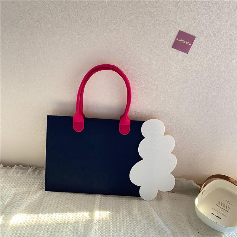 

Stylish Korean Style Color Block Children s Shoulder Bag In Fashionable Design For Girls BlackBlue