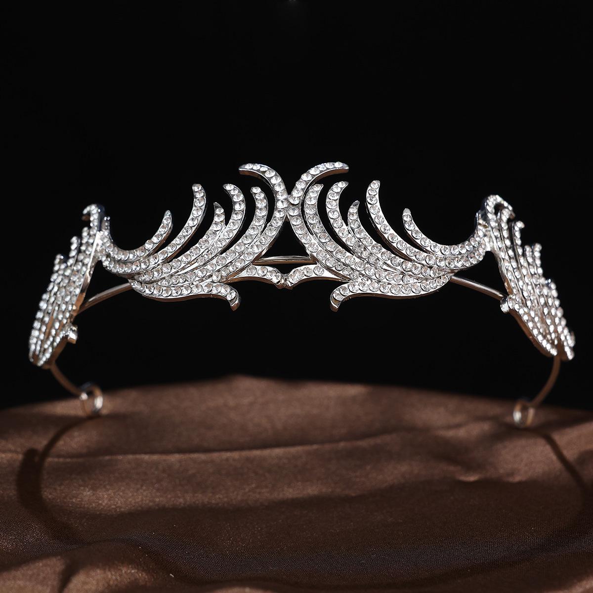 

Европейская и американская корона с водными бриллиантами, простое головное украшение, аксессуары для платья принцессы на день рождения, студийная фотосъемка, аксессуары для волос невесты