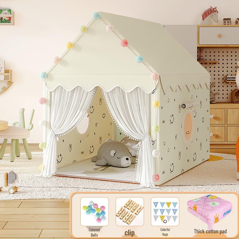 Princess Castle Play Tent for Kids with Mosquito Net - Indoor Pretend Play & Sleep Space