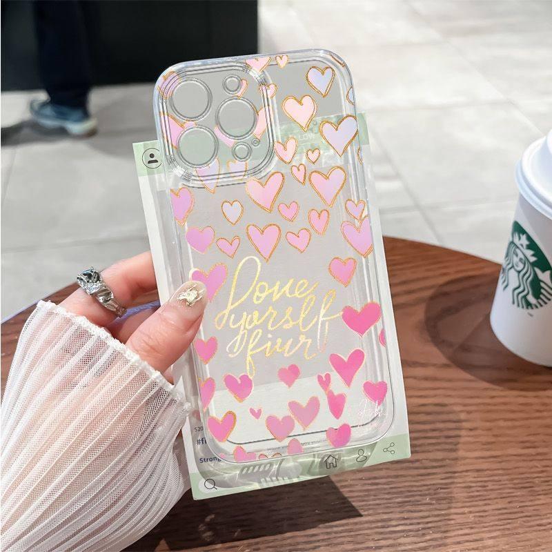 Gradient Heart Case for iPhone 17 Pro Max/16/15 Pro Max/14 Pro Max