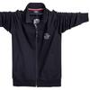 Men's Spring and Autumn Jacket Outdoor Sports Slim Thin Jacket Breathable Warm Running Zipper Sweatshirt Plus Size L-6XL