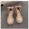 Scarpe in pelle con tacco spesso tutto abbinato, stile fata da donna, primavera, nuove perle francesi