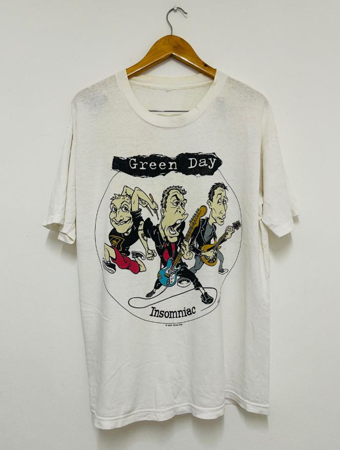 Vintage 90 s Green Day Insomniac 1995 Punk Rock T-shirt size S-5XL XXXL