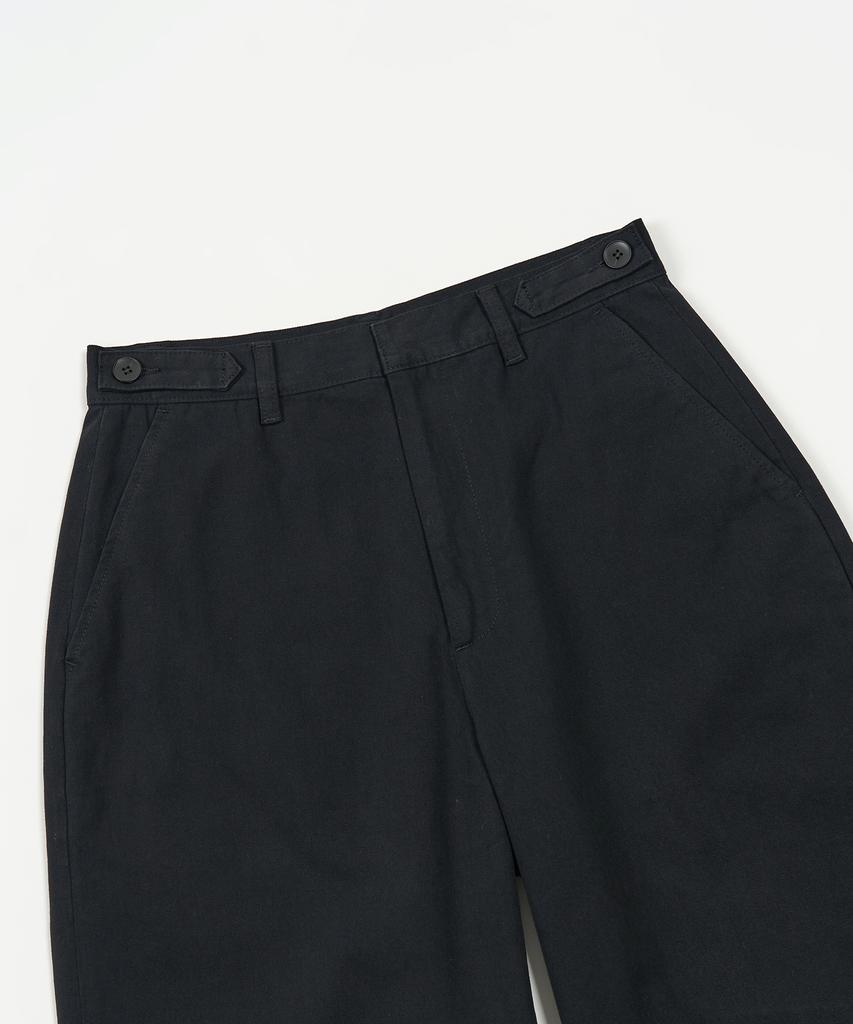 TOFFEE WOMEN W Classic Cotton Pants (Black)