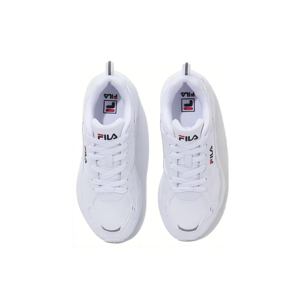 Fila Comfortable Durable Breathable Low-Top Running Shoes Unisex Sneaker White 1RM02557F-100