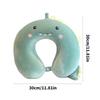 Soft Velvet U Shape Neck Pillow With Optional Animal Designs Memory Foam Cushion For Children Traveling