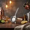Stainless Steel Cocktail Strainer with Coil Spring for Bartending and Drink Mixing Professional Bar Tool for Home and Commercial Use