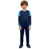 Unisex Kids Adaptive Clothing Round Neck Long Sleeve Anti Strip Back Full Zipper Color Block Footed Jumpsuit Special Needs Clothing