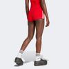 Adidas Originals Premium Full Fashioned Seitenstreifen Elastischer Bund Gestrickte Freizeitshorts Damen Shorts Rot IX0941
