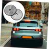 Baluue 2 Round Reflector Trailer Plastic Silver