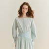 Waiwaiaiem Yy_Waist Design Mint Dress