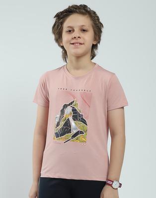 Boys Printed Round Neck T-Shirt