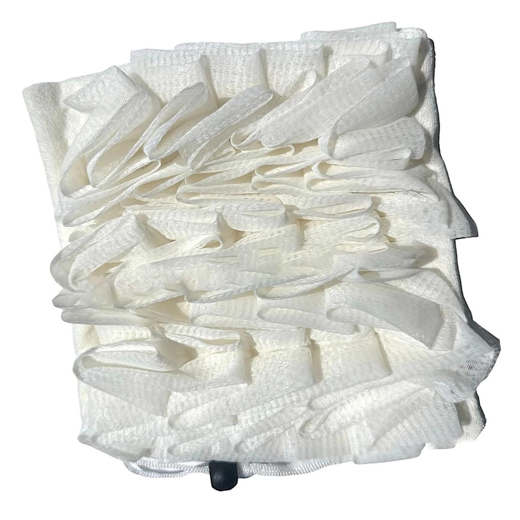 Bath Loofah Sponge 2 In 1 Portable Face Washing Shower Loofahs Mesh Pouf for Home