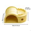 Cardboard Cat House Tunnel Comfortable Pet Supplies Decoration Cats Scratcher Scratching