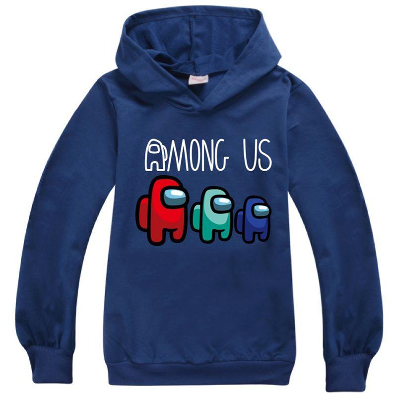 Among Us Game Kids Hoodies Boys Girls Impostor Hooded Sweatshirt Tops Jumpers