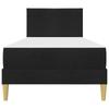 Bed Frame Black 80 x 200 cm Polyester